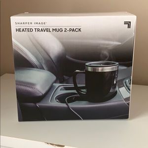 Sharper image heated travel mug 2 pack